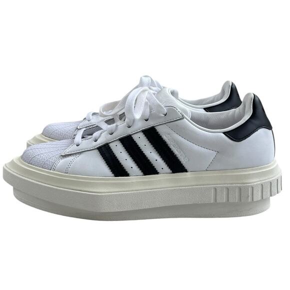 adidas Shoes - Womens Adidas x Beyonce Superstar Platform FY7730 Athletic Sneaker 10 White